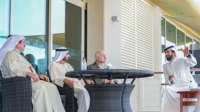 Sheikh Mohammed and King Hamad discussed ways of supporting equestrian sports.