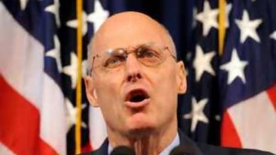 Henry Paulson, the US Treasury secretary, says the bailout was critical to the country's economy.