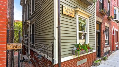 The home does not have a front door, meaning guests have to enter through one on the side