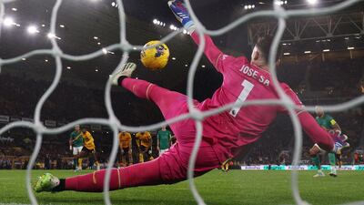 Newcastle United's Callum Wilson scores their second goal from the penalty spot. AFP