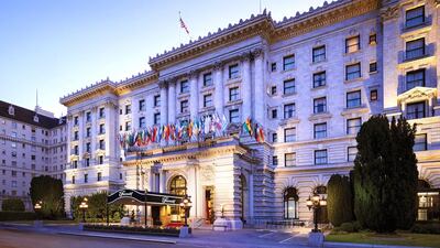 The Fairmont Hotel in San Francisco. Courtesy Fairmont Hotels & Resorts