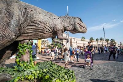 Dubai Parks and Resorts features multiple attractions, including Motiongate Dubai and Real Madrid World. Ruel Pableo for The National