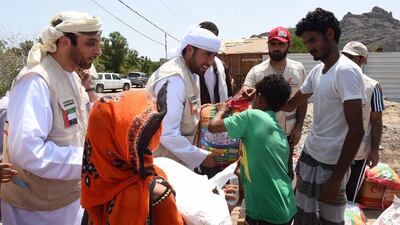 An Emirates Red Crescent delegation visits Aden to ascertain the humanitarian needs of those affected by the crisis in Yemen. Wam
