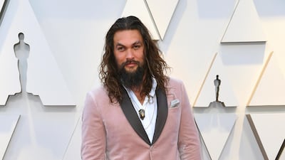 Jason Momoa in Fendi at the 91st Academy Awards. AP