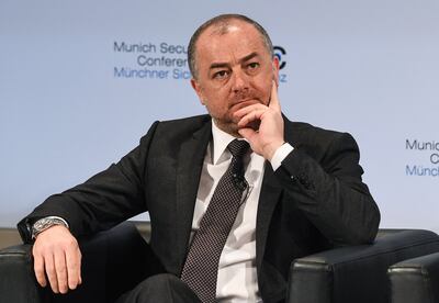 Then Defence Minister Elias Bou Saab in 2019 in Munich. AFP