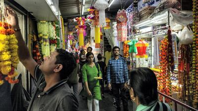 Bur Dubai is also the site of a Hindu temple and the roads around it get crowded around festivals such as diwali.