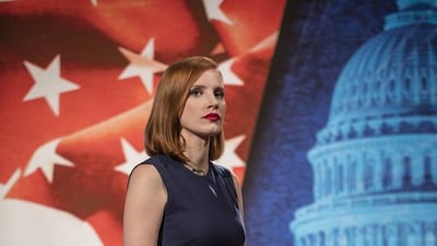 Jessica Chastain in Miss Sloane. Kerry Hayes / EuropaCorp