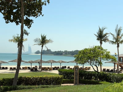 The view from the building in Palm Jumeirah. Chris Whiteoak / The National