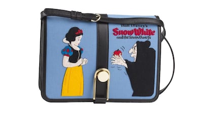 The Victoire bag featuring Snow White from the Olympia Le-Tan Disney Capsule Collection, available on Net-A-Porter December 10. (Courtesy of Net A Porter)