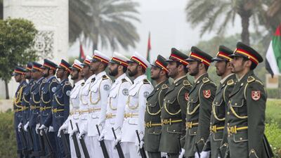 UAE Armed Forces participate in Eid Al Adha prayers. Ryan Carter / Crown Prince Court - Abu Dhabi