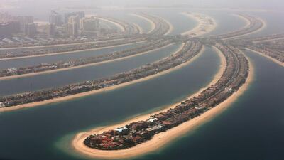 The Palm Jumeirah in Dubai. The great novel of this great city has yet to be written. (Pawan Singh / The National)