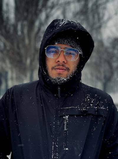 Dubai resident Mohammed Adil Javad was on one of the last flights to leave Ukraine. The medical student landed in Abu Dhabi on Thursday morning before the attack on Ukraine began. Photo: Mohammed Adil Javad