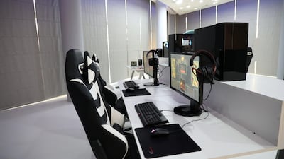 Gaming hub sQuad Core, located in Abu Dhabi, originally opened in February 2020 right before the pandemic. Wajod Alkhamis / The National