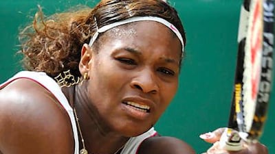 Serena Williams has reached her sixth Wimbledon singles final.