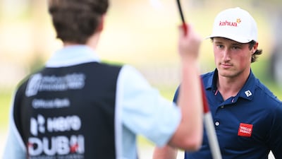 David Ford is among the joint-leaders at Dubai Desert Classic. Getty Images