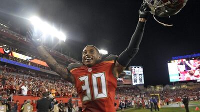 Bradley McDougald and the Tampa Bay Buccaneers are on the up in the NFL. Jason Behnken / AP Photo