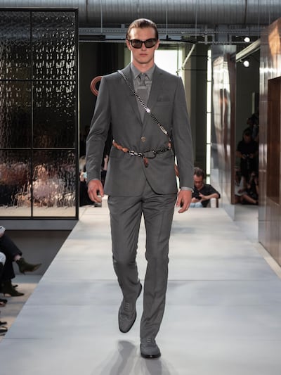 Menswear from Burberry's spring/summer 2019 collection