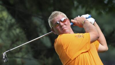 This July 29, 2009, file photo shows John Daly during the Buick Open Pro-Am at Warwick Hills in Grand Blanc, Mich. Daly turned 50 in April 2016 and now is eligible for the PGA Tour Champions circuit. (AP Photo/Carlos Osorio, File)
