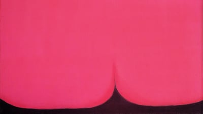 Huguette Caland's 'Bribes de Corps' (Body Parts), 1971. Barjeel Art Foundation