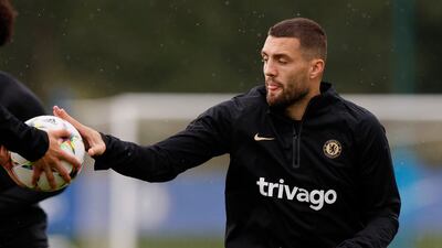 Chelsea's Mateo Kovacic during training. Reuters