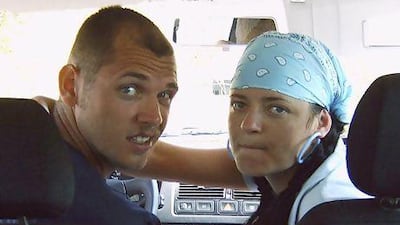 Beate Zschaepe, right, is accused of being a member of the neo-Nazi group National Socialist Underground, along with Uwe Boehnhardt, left. Reuters