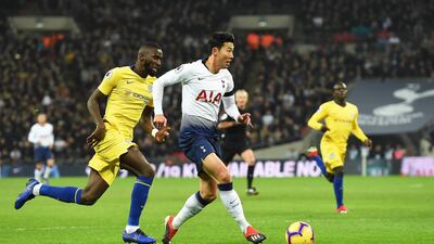 Striker: Son Heung-Min (Tottenham) – Scored a belated first league goal of the season with a stunning solo run that baffled David Luiz and condemned Chelsea to defeat. EPA