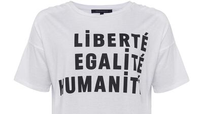 Get political in this French Connection T-shirt, which is Dh39, down from Dh167, a saving of Dh128 (77 per cent). Courtesy Amazon