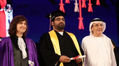 The National reporter Ahmed Al Mansoori receives his Master's in Applied Sociological Research