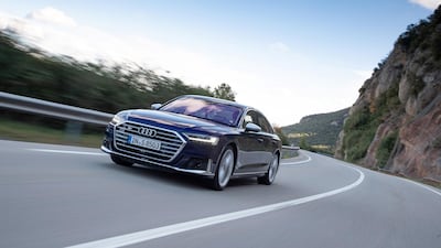 The all-new, fourth-generation Audi S8 launches in the UAE mid-December. Courtesy Audi AG