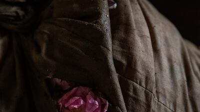 Bags of roses delivered to a cosmetics production plant in Isparta, Turkey. Getty Images