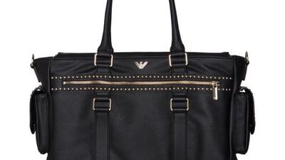 Armani Junior diaper bag. Courtesy Armani