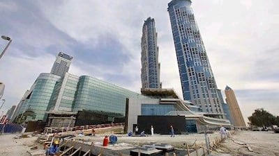 The JW Marriott Marquis will become Dubai's biggest hotel by number of rooms when it opens at the end of the year. Jeffrey E Biteng / The National