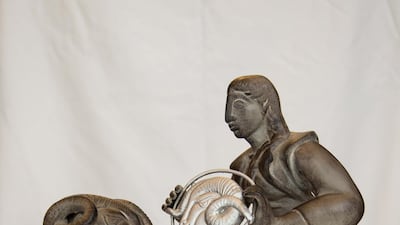 A sculpture made by Satish Gujral (Photo Jasjeet Plaha/Hindustan Times via Getty Images)