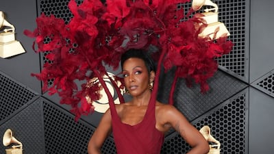 Dawn Richard wears Khosrov. AP