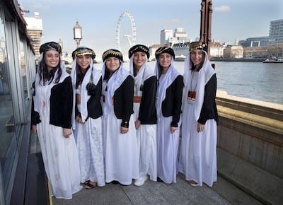 Yazidi choir is made up of 14 girls from refugee camps in northern Iraq. Stephen Lock for the National