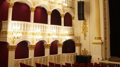 The interiors of the restored Royal Opera House in Mumbai. Courtesy Abha Narain Lambah Associates