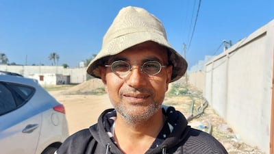 Ashraf Al Astal, a communication technology expert and volunteer. Mohamed Soleimane for The National