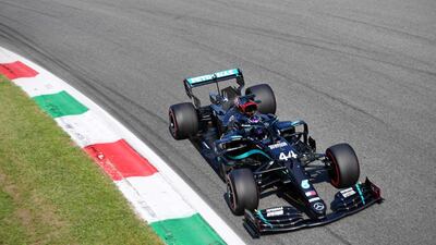 Mercedes' British driver Lewis Hamilton. AFP