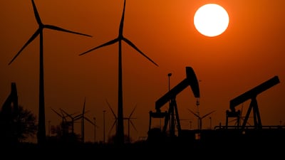 The US and EU have announced a drive to wean Europe off Russian oil and gas imports, after Moscow's invasion of Ukraine. EPA