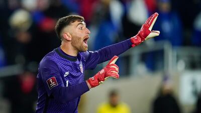 Goalkeeper Matt Turner has won 18 caps for the United States. AP