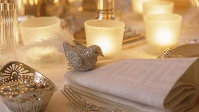 “How we lay our table reflects not just how we eat but what we eat,” says Christophe Zucchini, of the kitchenware brand Geneviève Lethu. Zara Home’s Sienna cutlery range lends a delightful vintage look; layering items such as in this presentation from the Golden Bird collection by Wedgewood, brings drama to the table.