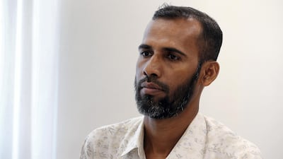 Mohammed Suman had a 1.3kg tumour removed from his abdomen at Rashid Hospital. Satish Kumar for The National