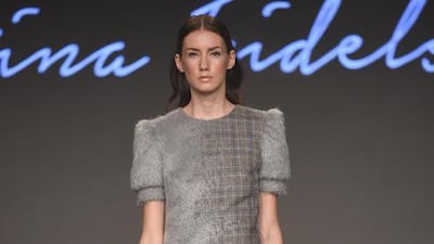 Kristina Fidelskaya show at Fashion Forward Fall/Winter 2016, Dubai Design District on March 31, 2016 in Dubai, United Arab Emirates. (Photo by Stuart C. Wilson/Getty Images)