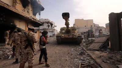 The unrest in Libya is blighting education prospects. Mahmud Turkia / AFP