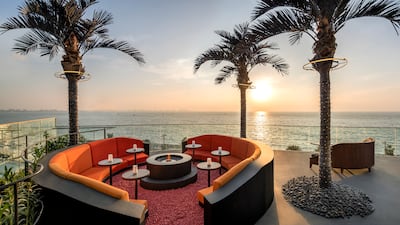 Catch a beautiful sunset at SoBe in W Dubai – The Palm. Photo: W Dubai - The Palm