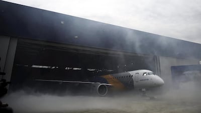 One of iEmbraer's E190-E2 prototypes in Sao Jose dos Campos, Brazil. The company has introduced a fourth varient which is under testing. Nacho Doce / Reuters