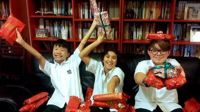 Christmas surprise. Credit Helen You