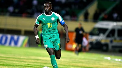 Sadio Mane scored for Senegal against Mali. AFP