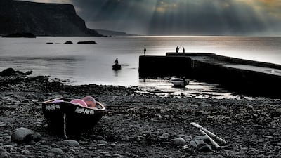'Evening Cast', taken in Aberdeenshire by Ian Finlayson, is the Coastal Views category highly commended image. PA