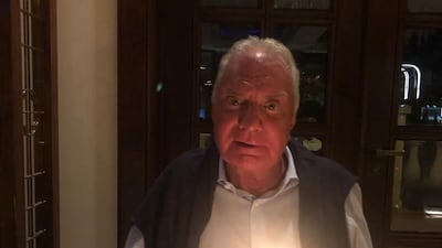 Professor Jim Dornan photographed on his birthday in Dubai, February 5 2021. All photos unless where stated Courtesy Samina Dornan